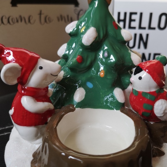 PartyLite Merry Mouse Candle Holder, NWT - Picture 3 of 5